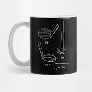 Sand Wedge Vintage Patent Hand Drawing Mug